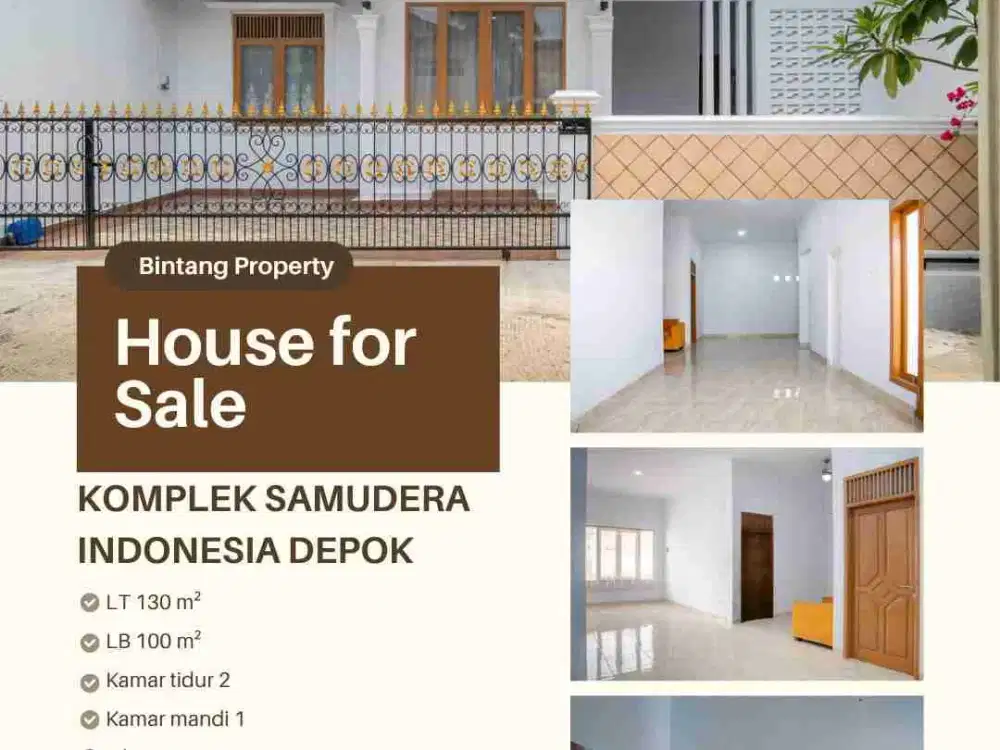 Rumah mewah dalam komplek di Tole Iskandar, Depok
