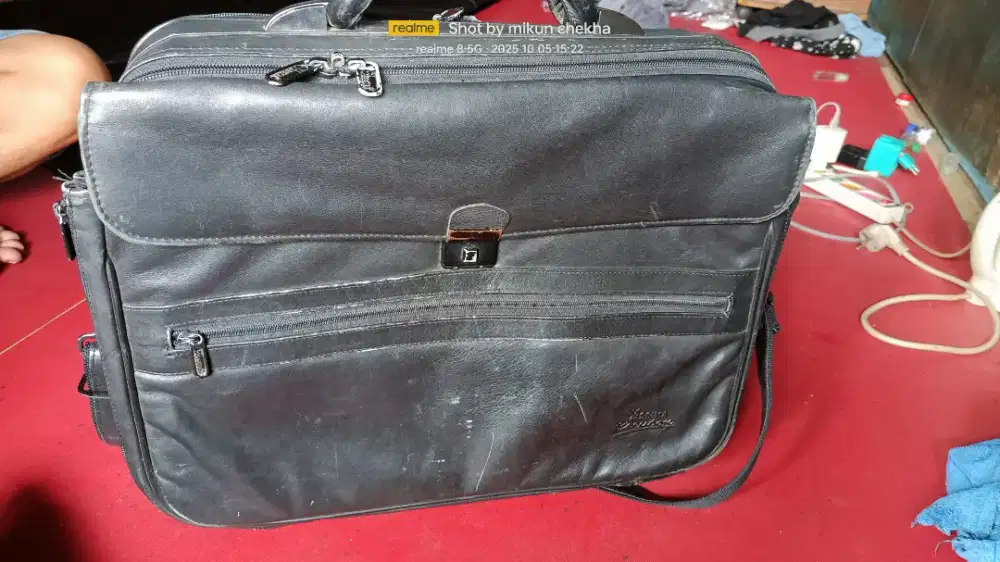 jual tas koper kulit asli jepang.merk assima creation.