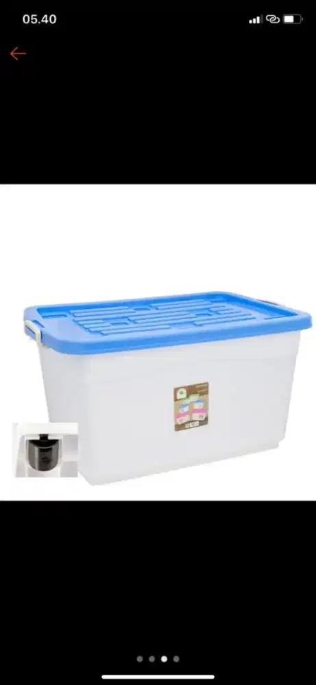 Box Container Sierra By Greenleaf 210L (Bekas) bahan tebal. Bisa nego