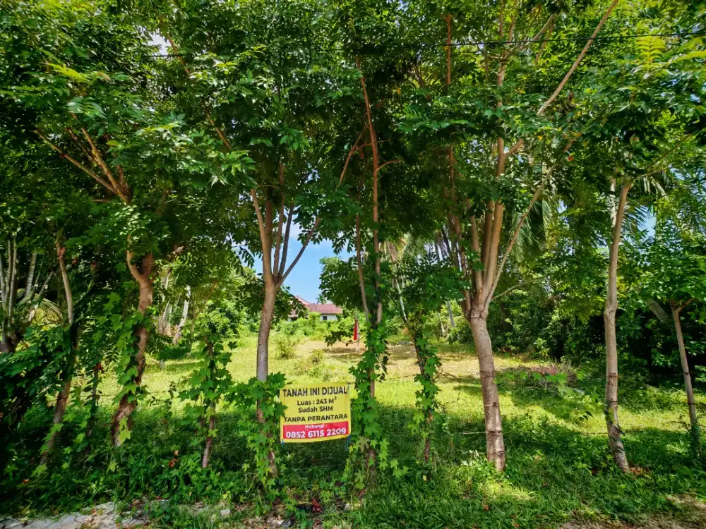 Dijual tanah tanpa perantara SHM luas 243 Banda aceh