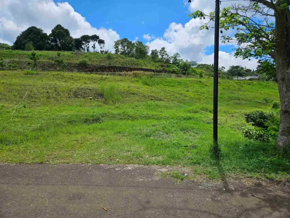 jual tanah hook 950m2 di puncak bogor dekat kali