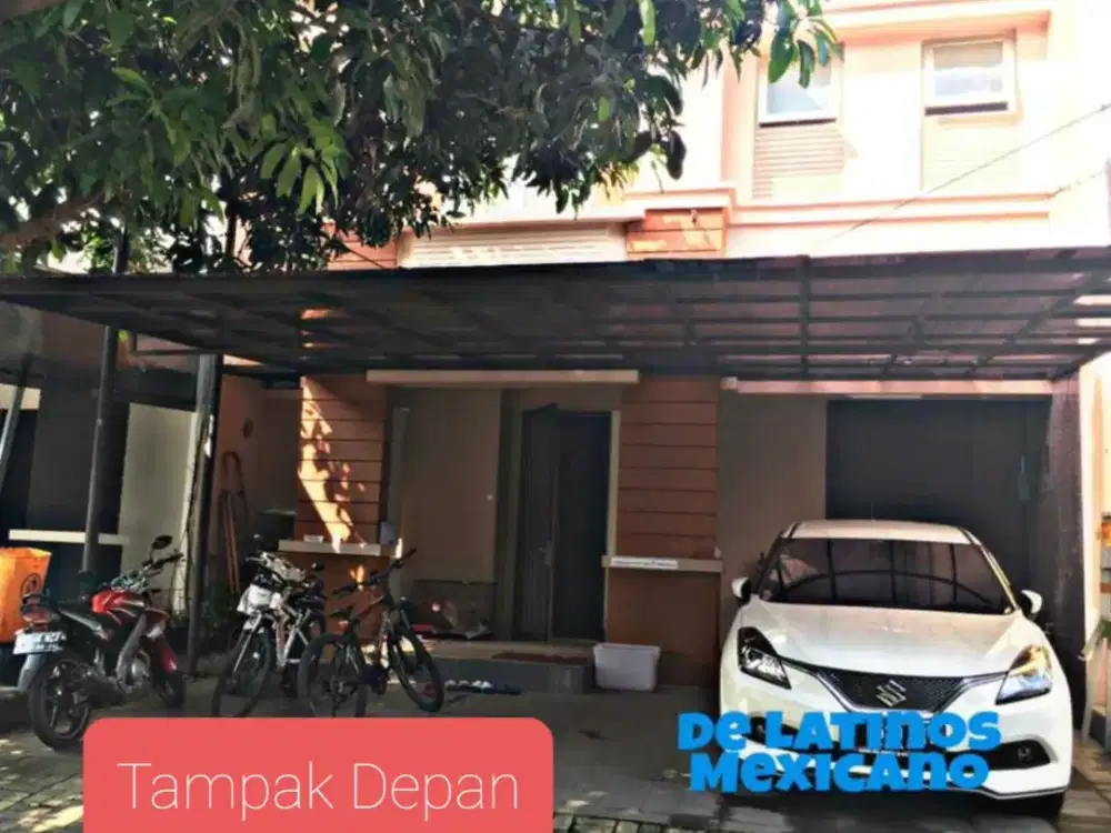 Dijual Rumah semi Furnished  di De Latinos cluster Hacienda Mexicano BSD  5 mnt dari Pintu Tol BSD
