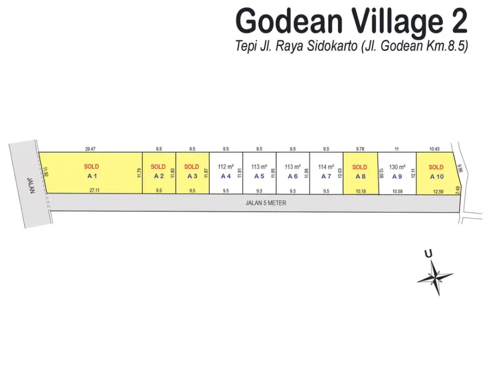 Dekat Kampus UMY,  Kavling SHM Siap Bangun