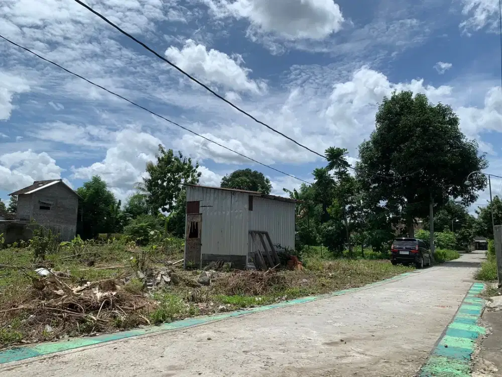 Tanah Blok O dekat AAU Berbah sertifikat 300 jutaan