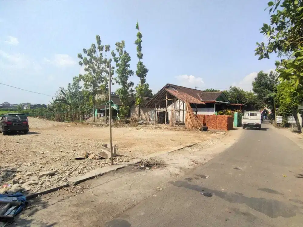 Tanah murah Jejeran dijual siap bangun posisi Hook