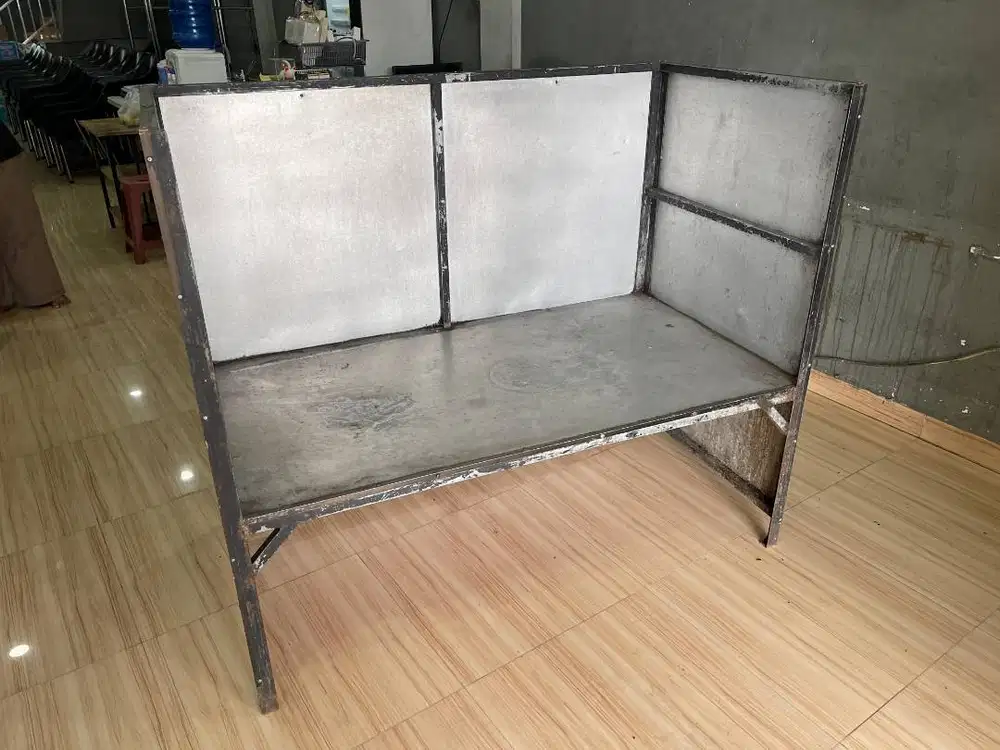 MEJA DAPUR TEMPAT MASAK BESAR TINGGI ADA 2PCS (COCOK UNTUK USAHA KAFE)