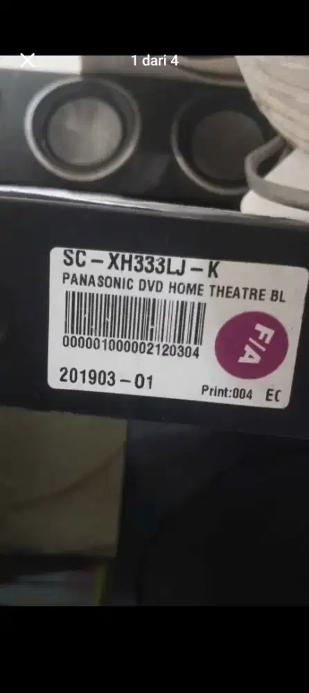 Home theater panasonic SC-XH333LJ