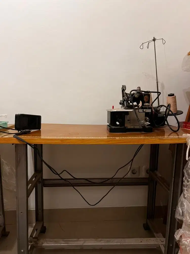 Dijual mesin obras lengkap dengan mejanya