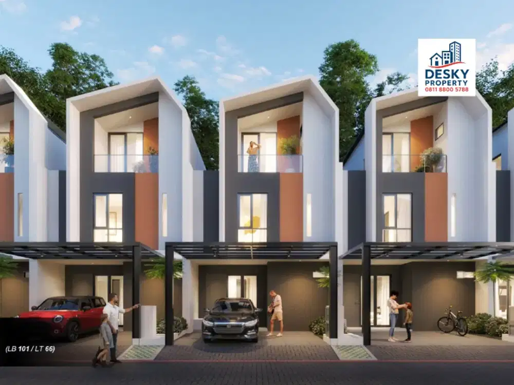 Rumah Vara Di Navara Kota Harapan Indah Dg Fasilitas Premium