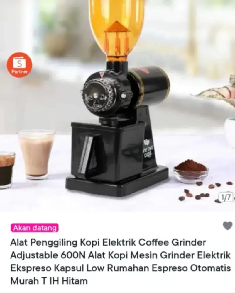 Jual penggiling kopi electric ex caffe