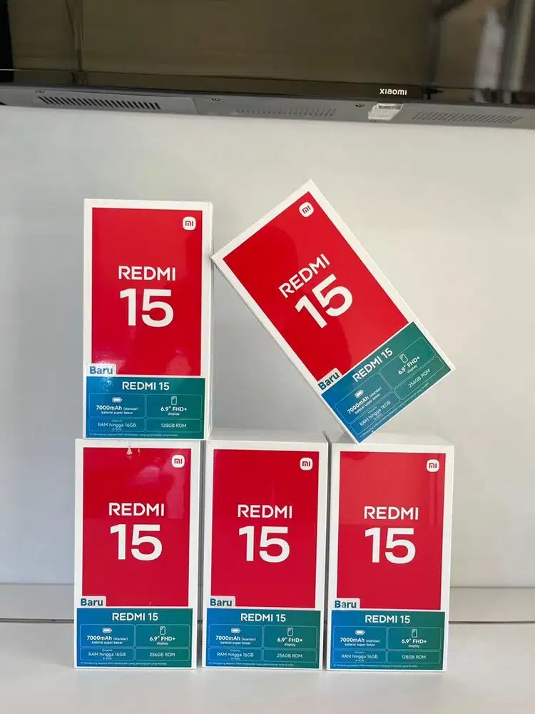 PROMO REDMI 15 RAM 8/128 & RAM 8/256 BARU,SEGEL,BERGARANSI