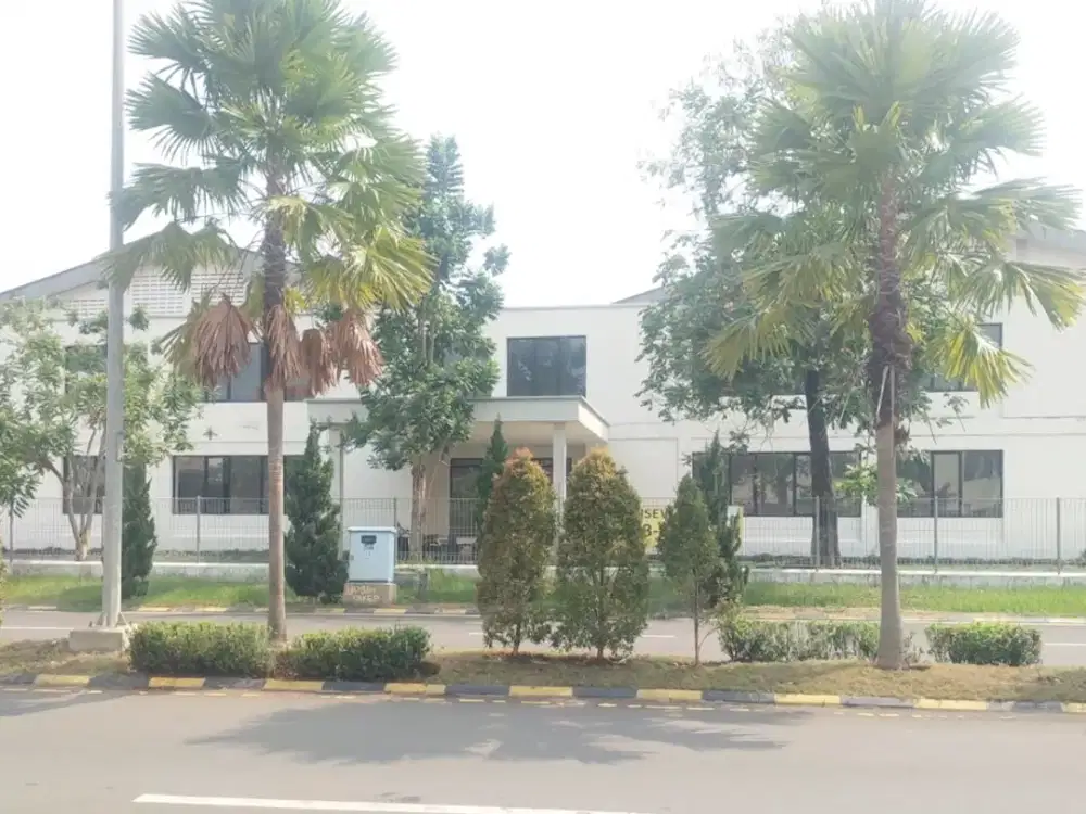 di Jual / sewa gudang pabrik luas tanah 4000 m2 bangunan 3500 m2 dekat km 37 di kawasan industri greenland GIIC Cikarang