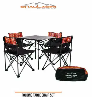 Meja Kursi Lipat CampingSet 5 in 1 Dhaulagiri