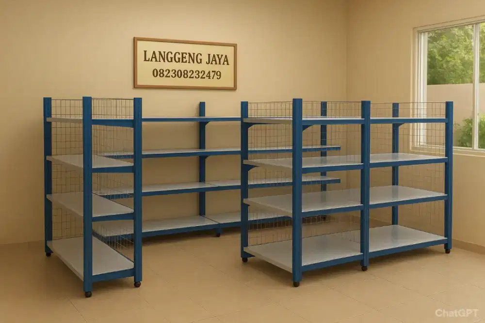 Rak Gondola Besi Spek Minimarket