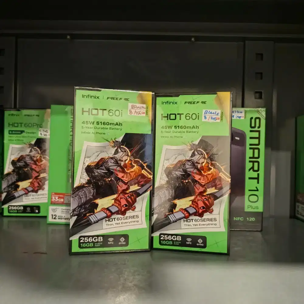 Infinix HOT 60I NEW NFC Ram 8+8/256