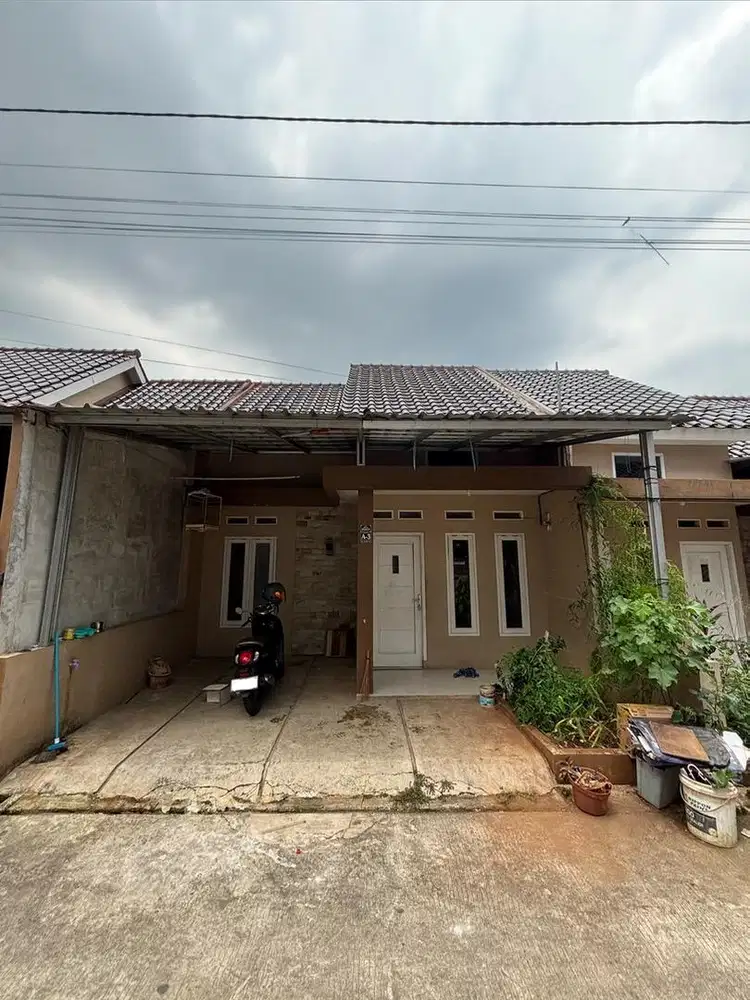 Dijual Rumah 1 Lantai 2KT Cluster Pasir Putih Sawangan