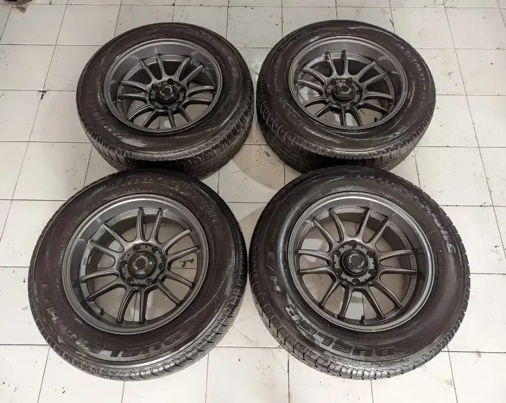 R18 JF Gaze L9 Et0 Pcd 6x129.2nd rasa baru+Ban 80%