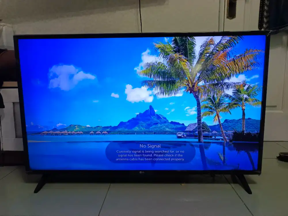 Tv LG led tv 43 smart tv google android nyala minus