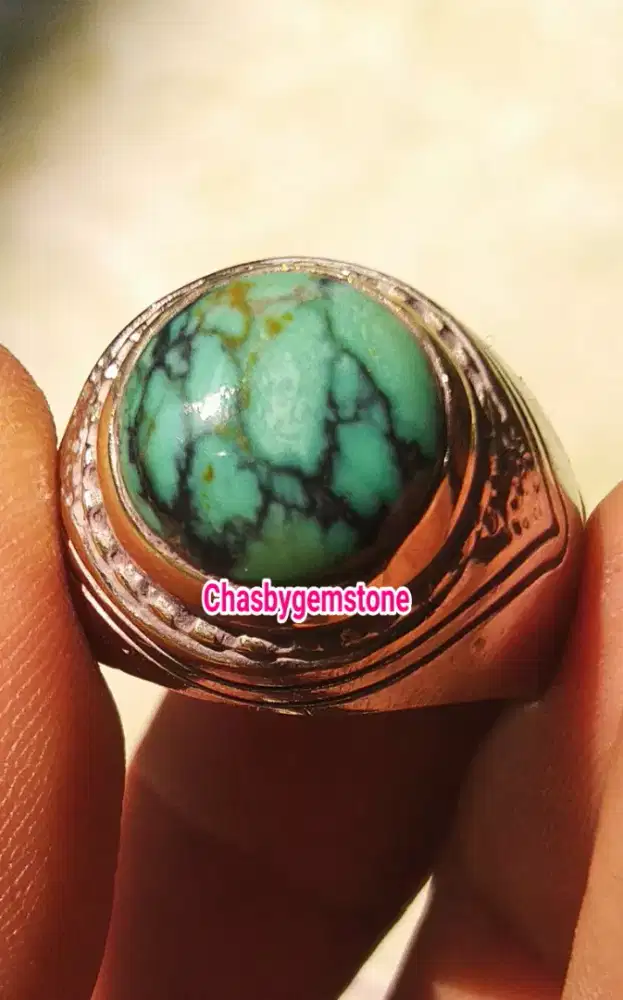 Batu Pirus Persia serat jala-Cincin Pirus Hubei serat jala Hq