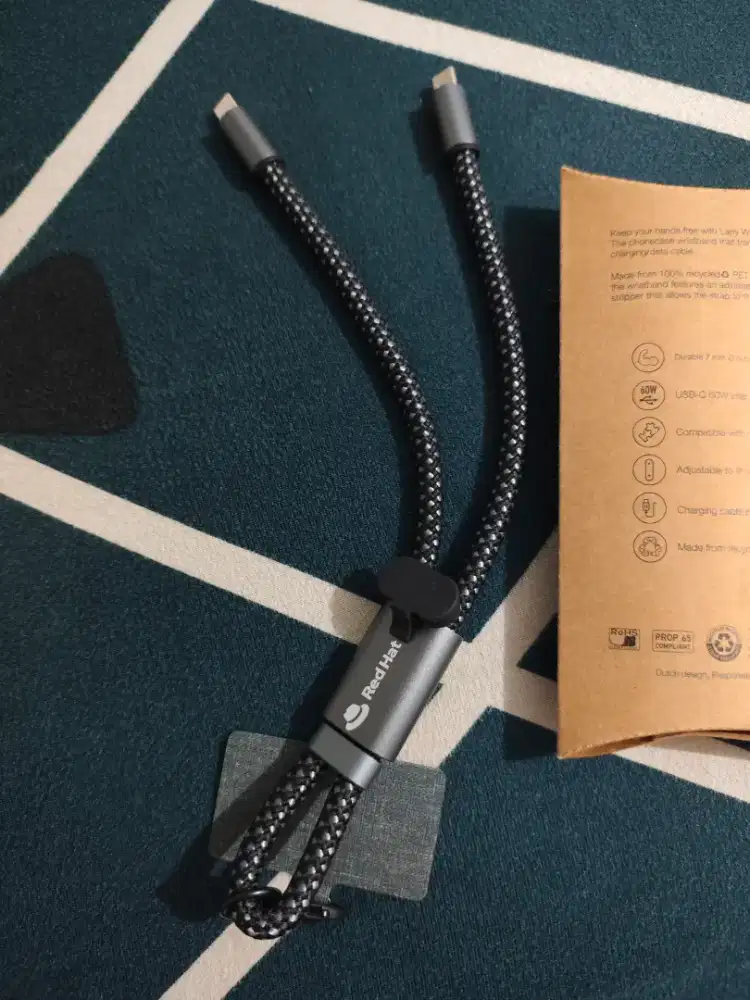 kabel data c to c 60watt 40 cm bahan nylon braided