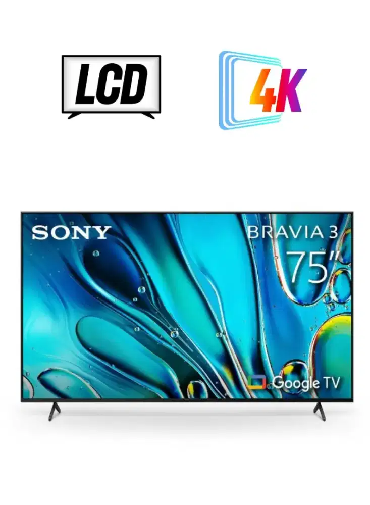 (New) Sony Uhd Google Tv 75 Inch (Kredit Bunga 0%)