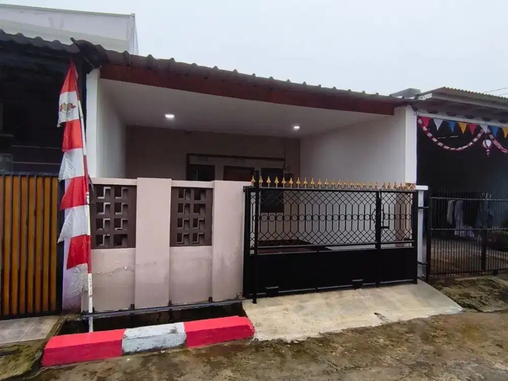 Rumah Siap Huni di Cibinong Cukup DP 10 Juta Cicil 3 Jutaan Dekat TOL & Stasiun