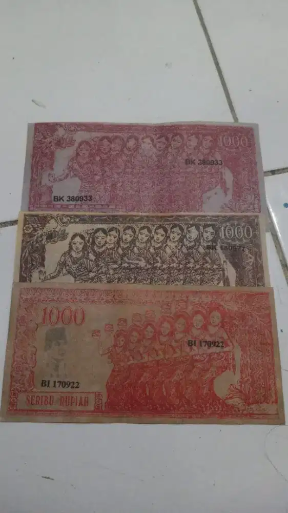 Koleksi Langka Lembar 1000Rp