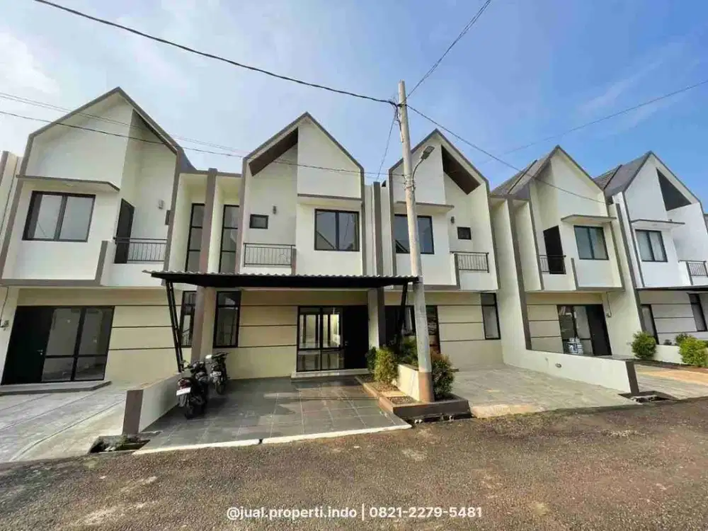 Rumah 2 lantai dekat akses tol BSD cicilan 6 jutaan tanpa DP, KPR dibantu