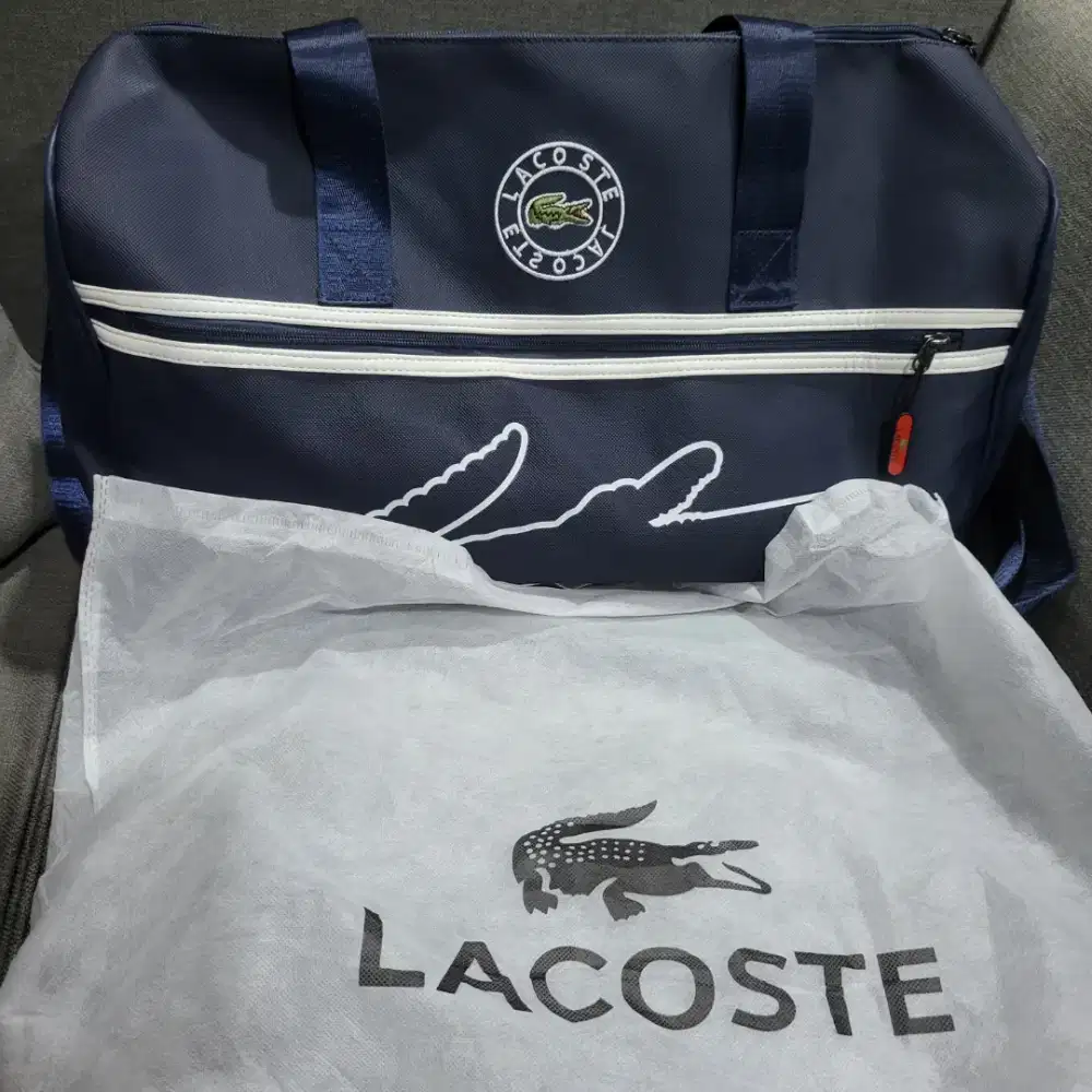 TAS LACOSTE TRAVELING BLUE NAVY