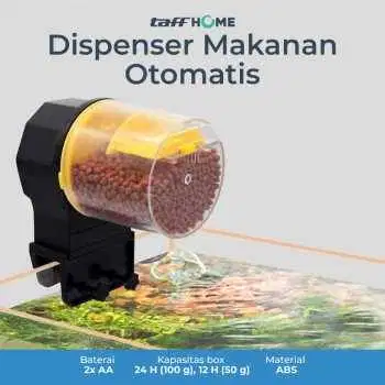 Dispenser Makanan Ikan Aquarium Automatic Food Timer
