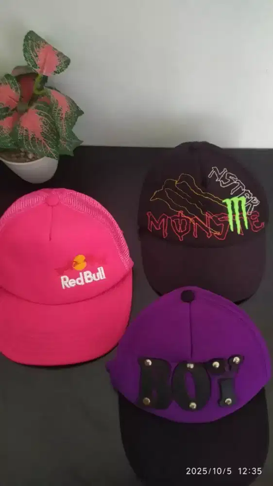 Topi 3pcs kosongkan lemari