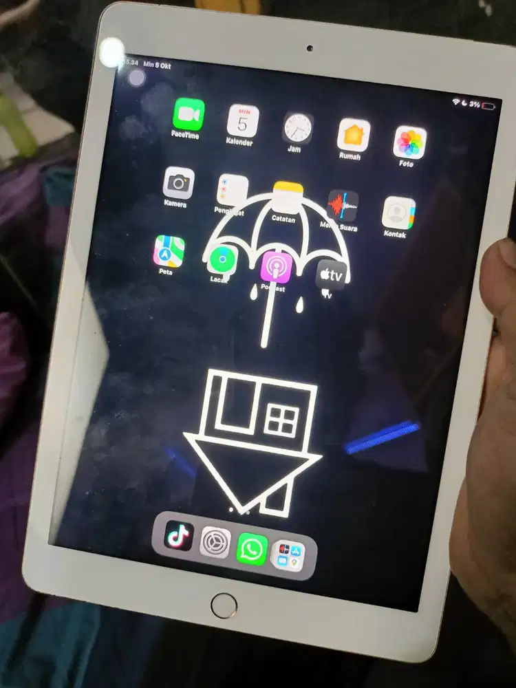 iPad gen 6 32 GB Second Mulus Fullset Inter