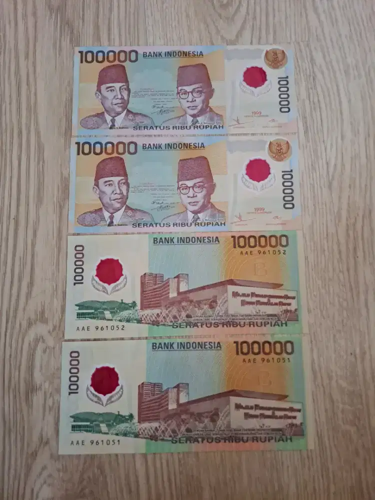 khusus kolektor uang plastik 100 rb.an dan 50 rb.an