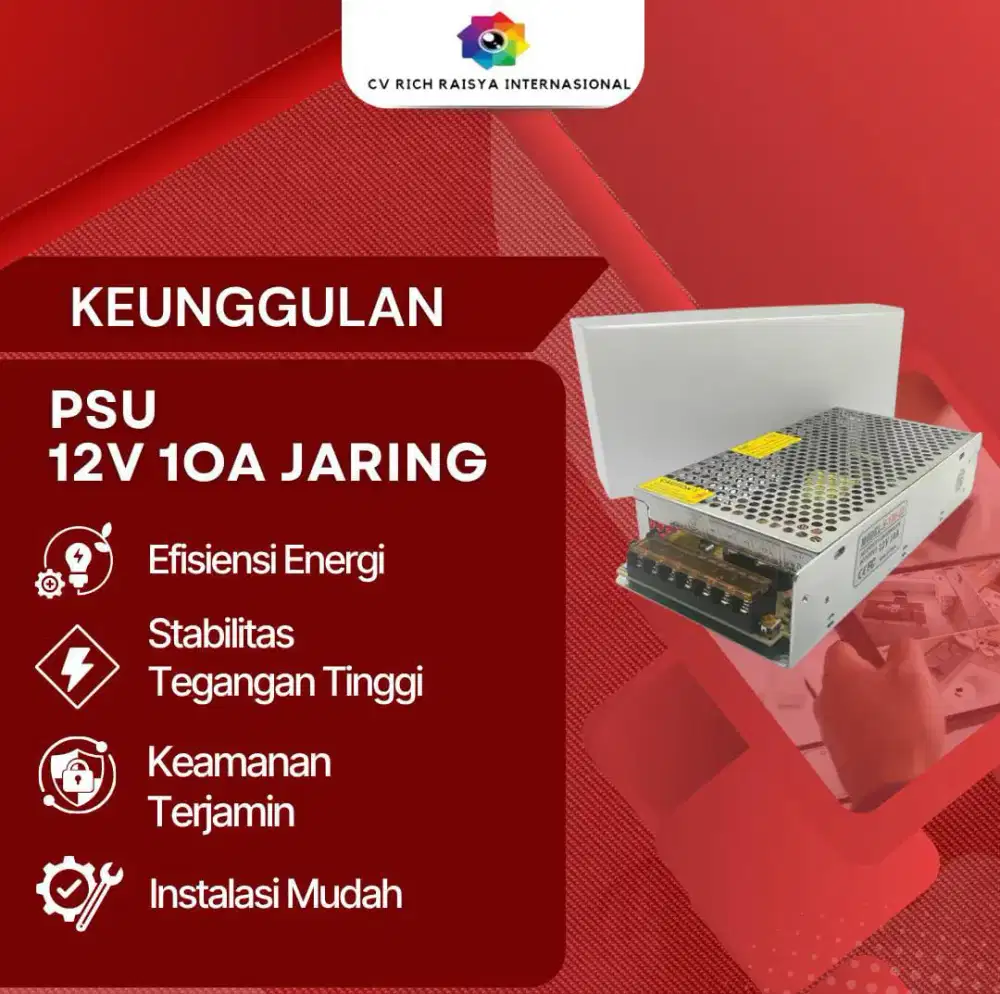 PSU 12V 10A jaring