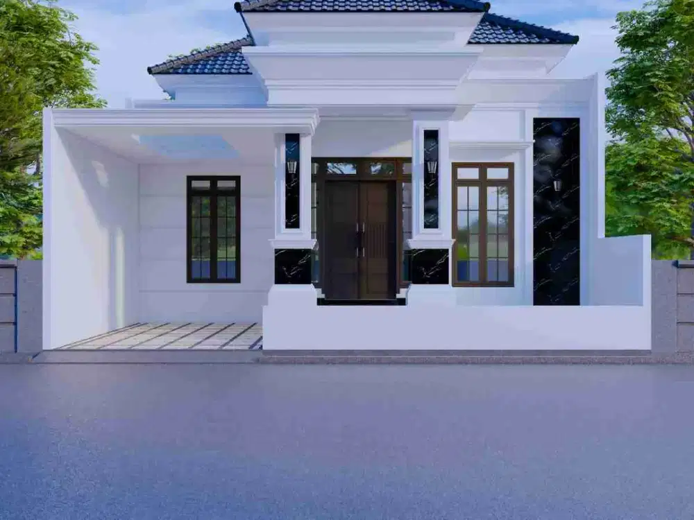 RUMAH CLUSTER MEWAH BEBAS DESAIN LOKASI STRATEGIS