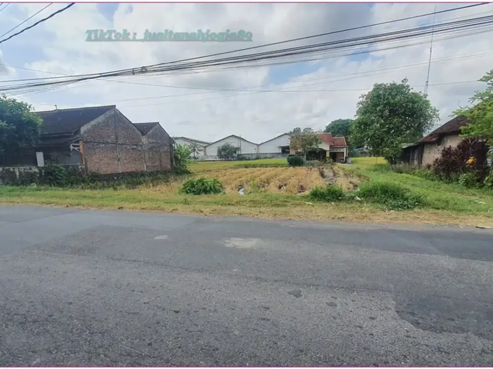 Cocok Investasi tanah Kalitirto Berbah siap bangun, SHM P unit