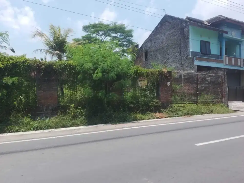 Tanah dekat RS Bhayangkara Kalasan cocok hunian tepi Jl LPMP