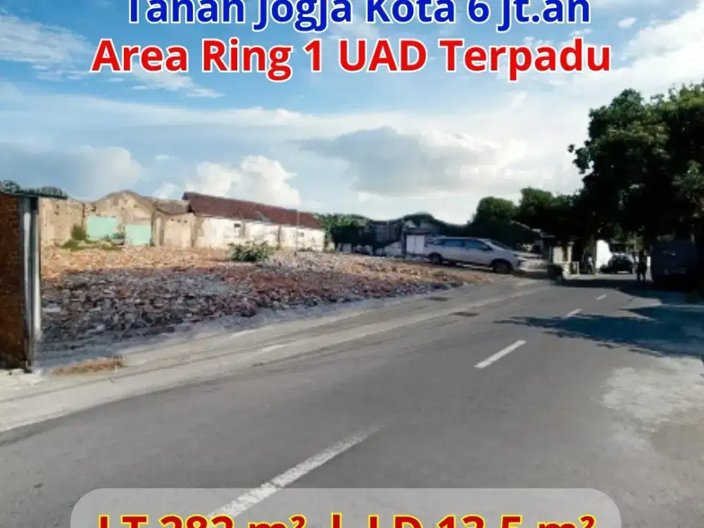 Tanah Strategis dijual dekat Malioboro dan XT SQUARE Umbulharjo