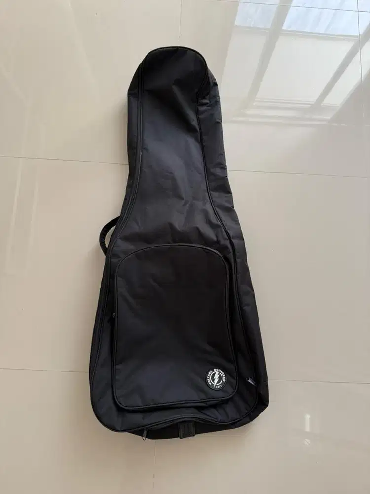 Voltage rockgear tas gitar akustik busa tebal