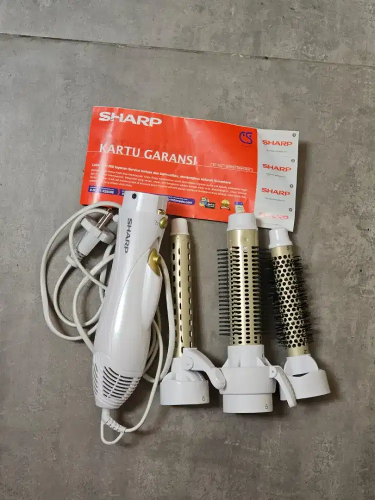 Sharp hair dryer catokan rambut Curly smoothing pengering rambut