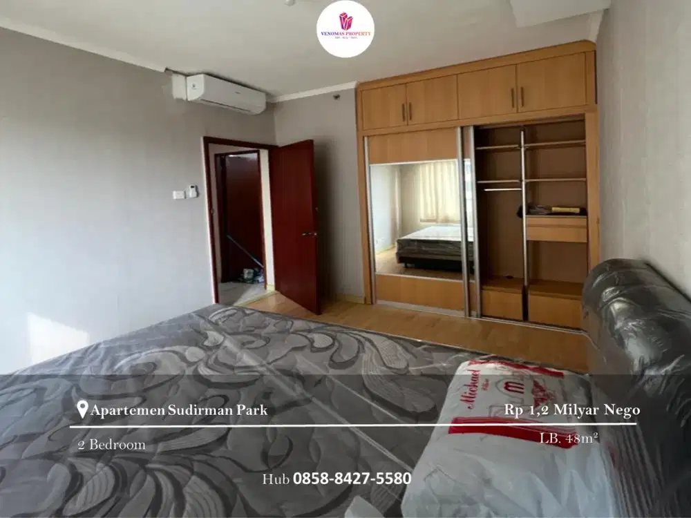 Dijual Apartement Sudirman Park 2 Bedrooms Full Furnished