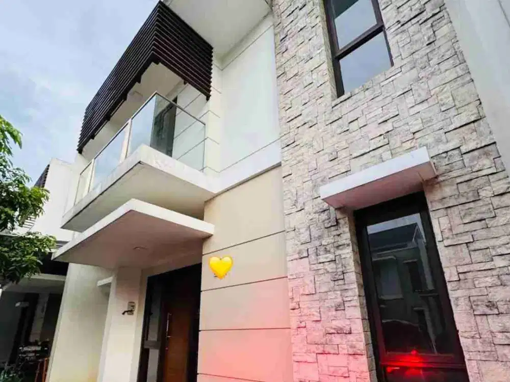 Rumah Lebar 8 x 13 Premium di Burgundy Residence Summarecon Bekasi Harga Termurah di Kelasnya.