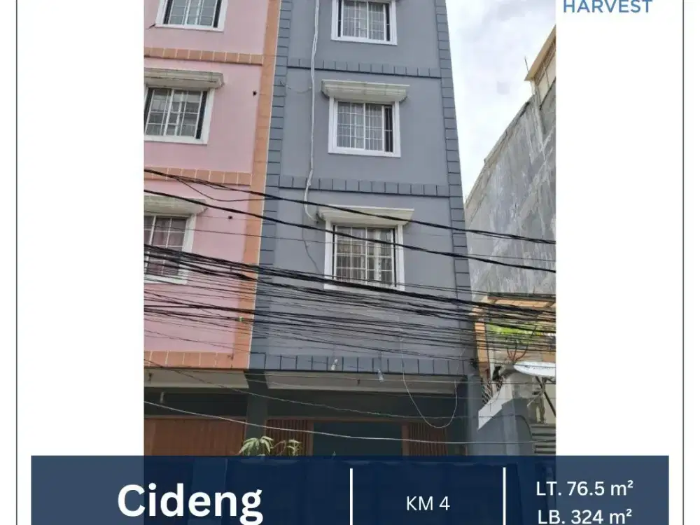 DISEWAKAN CEPAT RUKO 4.5 LANTAI SIAP UNTUK USAHA CIDENG JAKARTA PUSAT