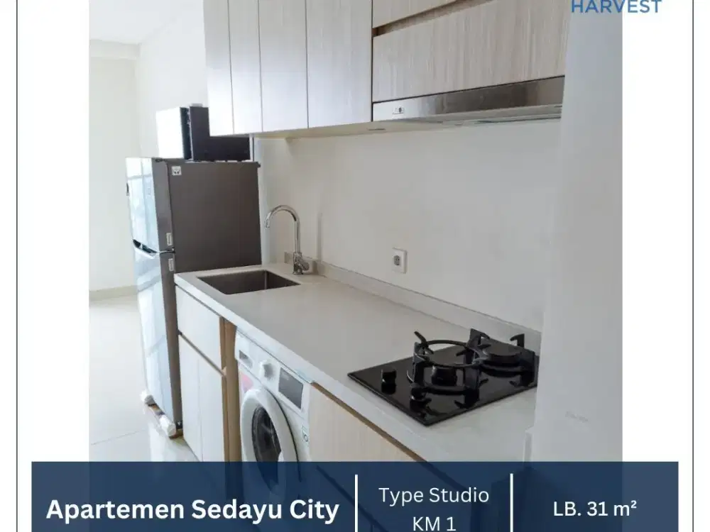 DIJUAL RUGI APARTEMEN SEDAYU CITY TYPE STUDIO TOWER MELBOURNE