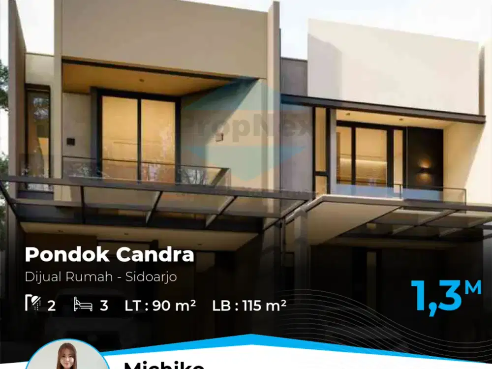 Dijual  Rumah Baru Gressss Pondok Candra