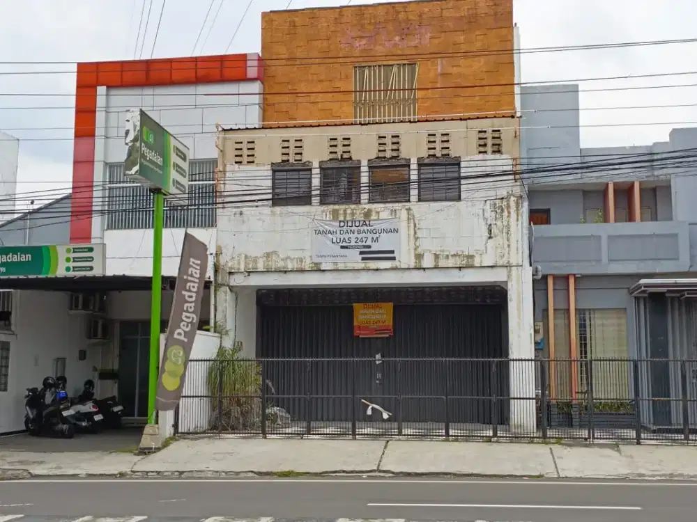 JUAL TANAH SHM PEKARANGAN BONUS RUKO 2 LANTAI DI JALAN MAGELANG