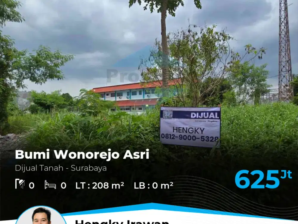 Dijual Tanah Bumi Wonorejo Asri, Rungkut, Surabaya