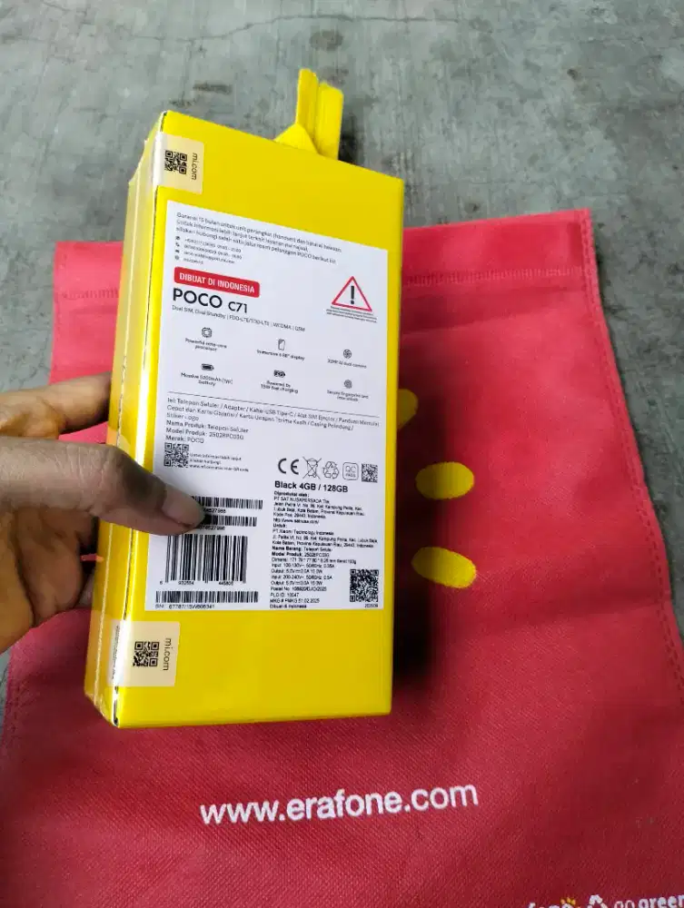 POCO C71 RAM 4+4/128 GB BARU SEGEL