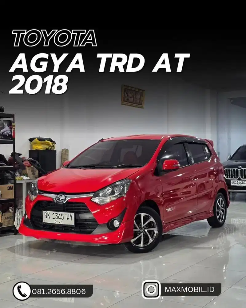[ODO 40RB‼️] TOYOTA AGYA 2018 AT pemakaian 2019
