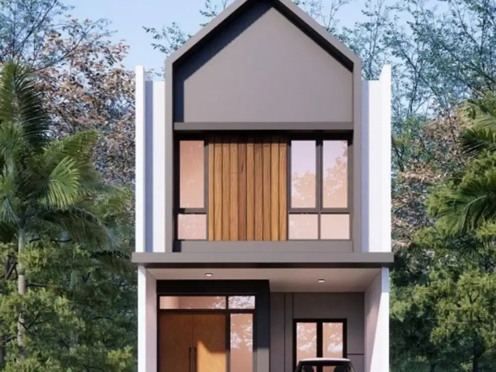 Rumah Cluster 2 Lantai Konsep Indent Full Custom di Kalisari Cijantung
